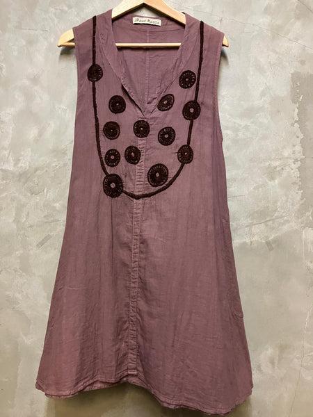 Moon Hand Embroidered Dress