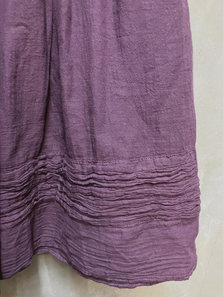 Elbow Sleeve Francoise Dress - Violet