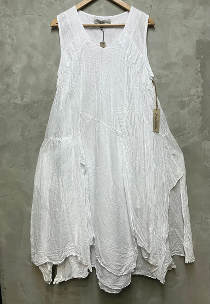 Sleevless Uma Dress White
