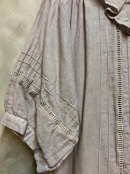 Sherri Shirred Collar Dress