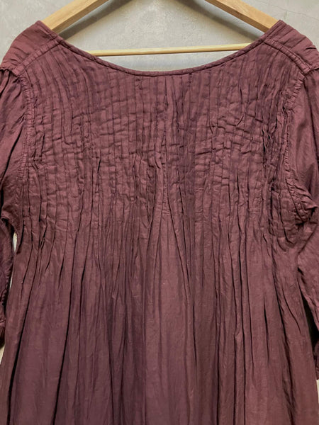 Elbow Sleeve Francoise Dress - Dried Rose