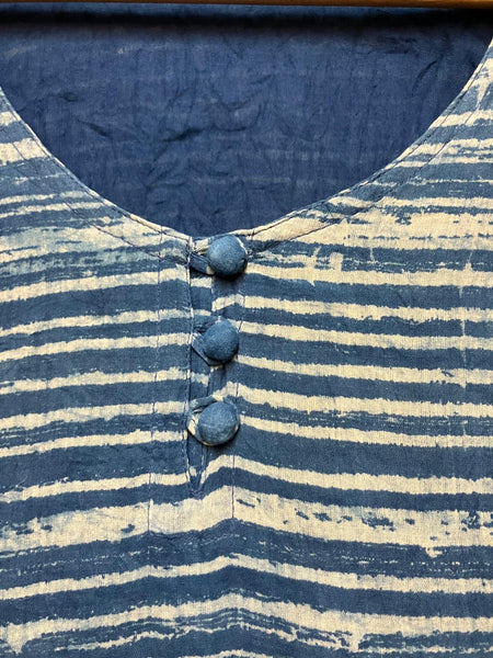 Young Designer Exclusive Batik Stripe Cotton Dress