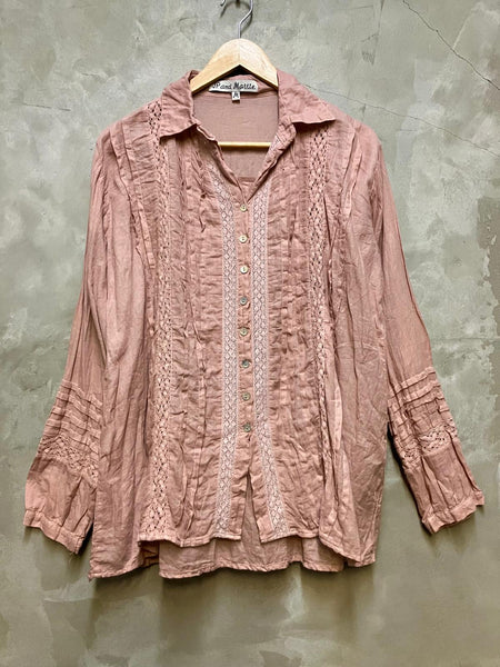 2124 Lace Band Shirt