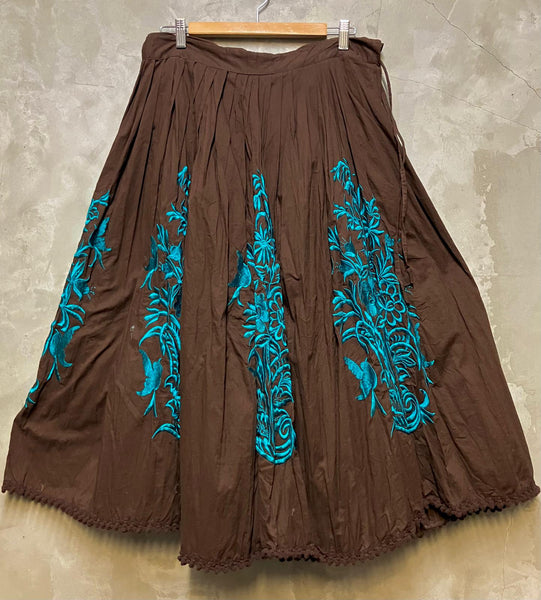 Masala Embroidered Skirt