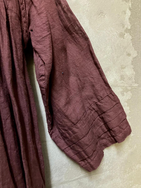 Elbow Sleeve Francoise Dress - Dried Rose