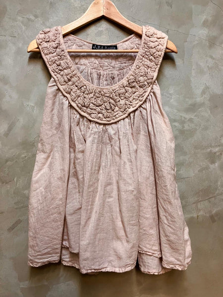 Yolanda Smocked and Puffed Yoke Top
