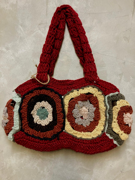 Jimini Brown Hand Crochet Bag
