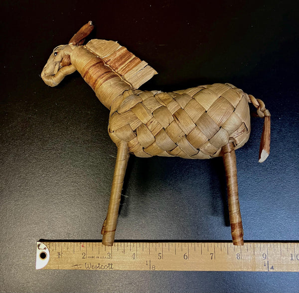 Hand Woven Straw Animal Figurine Package