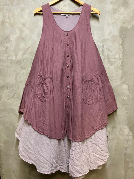 Arlette 2 Layer Apron Dress