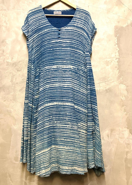 Young Designer Exclusive Batik Stripe Cotton Dress