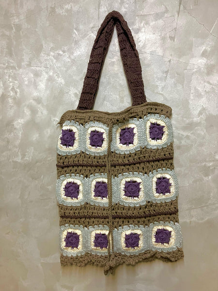 Jini Hand Crochet Tote Bag Green