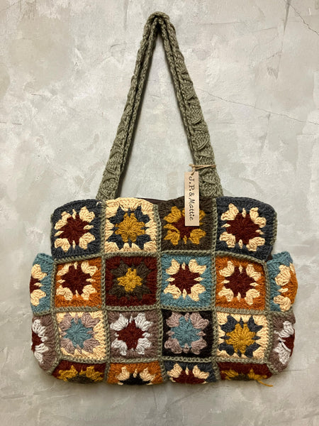 July Sage Crochet Bag