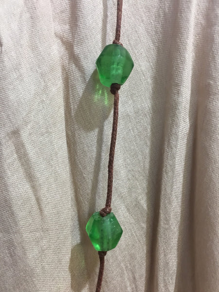 Tita Green Sea Glass Necklace