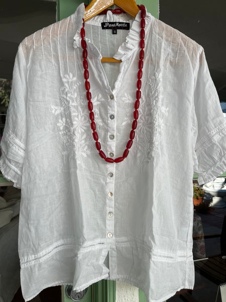 Corfu Oval Bead Necklace
