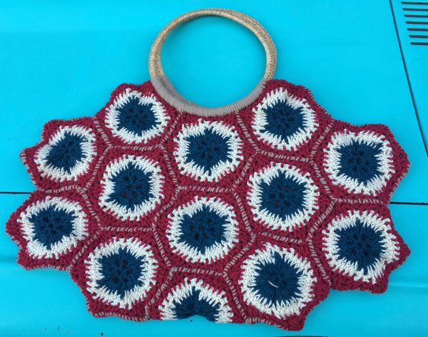 Jacqueline - B - Hand Crocheted Bag