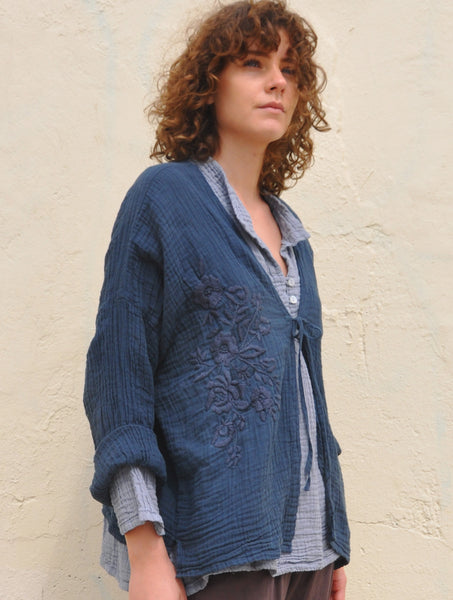 9411 Keiko Hand Embroidered Kimono
