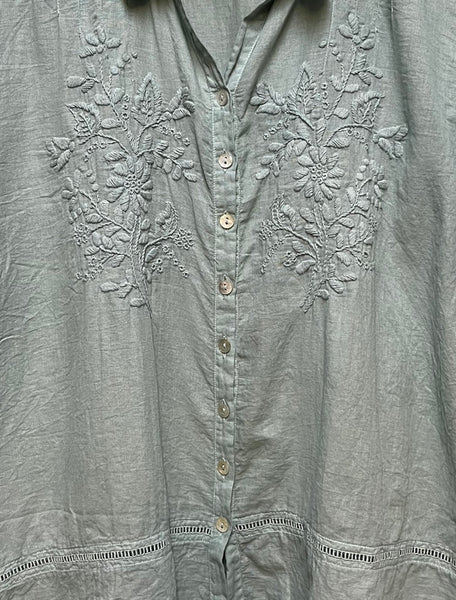 5335 Sabine Hand Embroidered Shirt