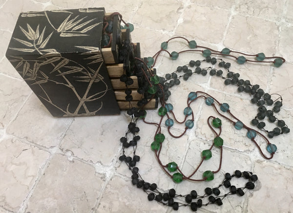 Tita Green Sea Glass Necklace